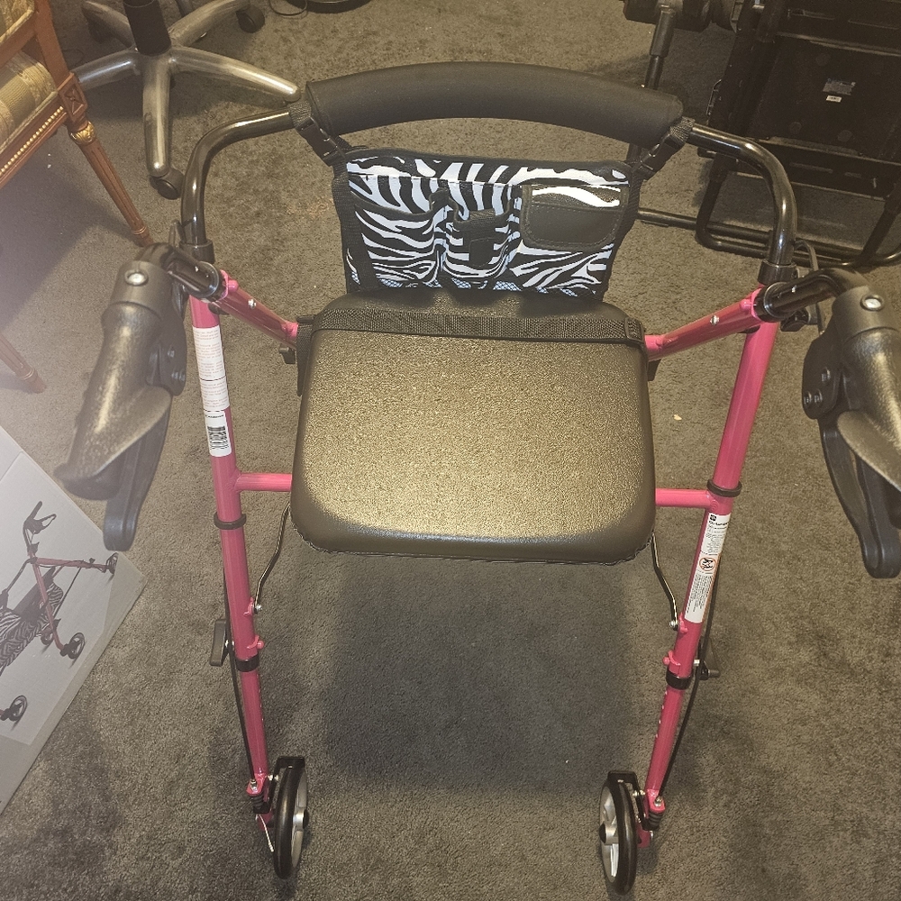 Zebra Print Pink guardian Walker